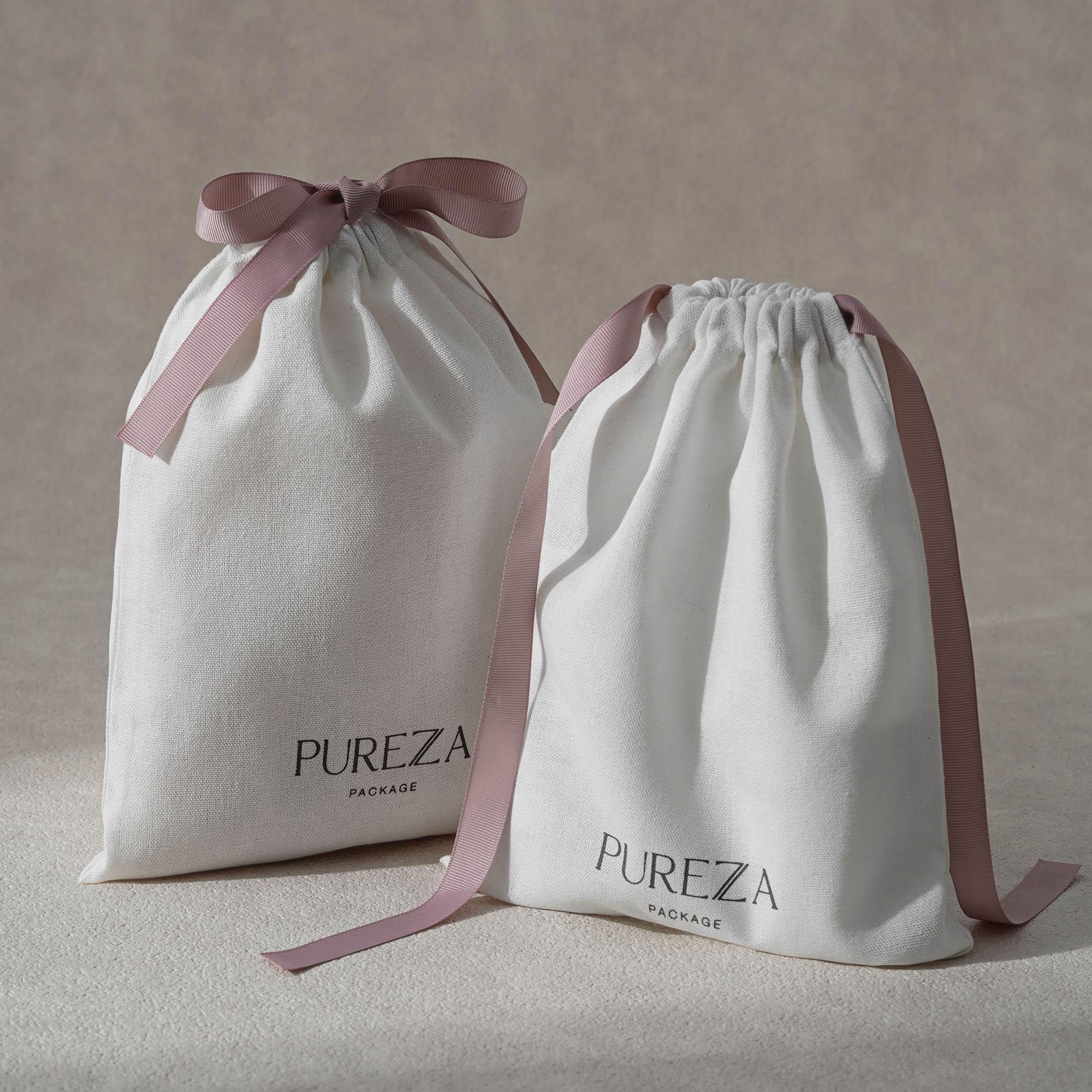 Bolsa de Algodón con Cordón, E - Luxury Skincare Packaging reseña y precio