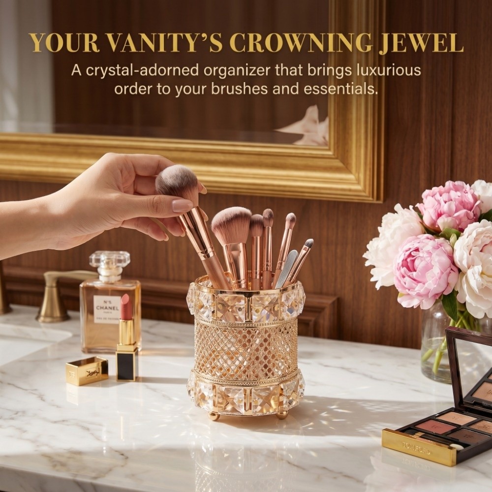 Organizador de brochas de maqu - Luxury Skincare And Makeup Brands reseña y precio